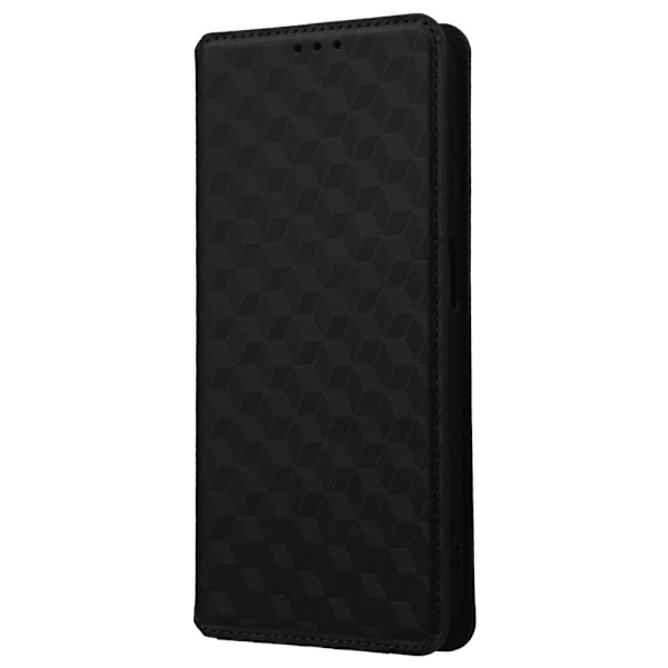 Plånboksfodral Rhombus till Samsung Galaxy A14 5G / 4G - Svart Svart