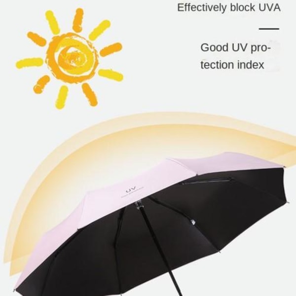 Anti - UV paraply bærbar solregnparaply - automatisk åbning/marineblå Blue