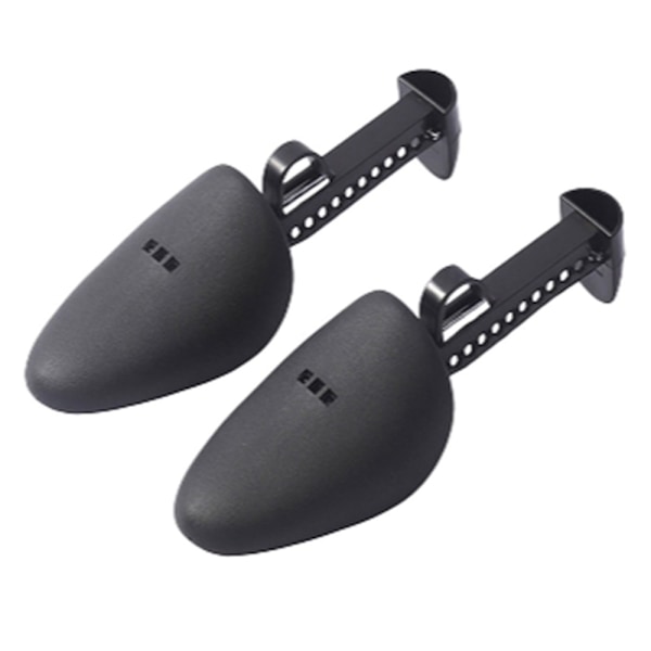 2stk justerbar plastsko Skoblok Shoe Extender størrelse - Kvinde Black