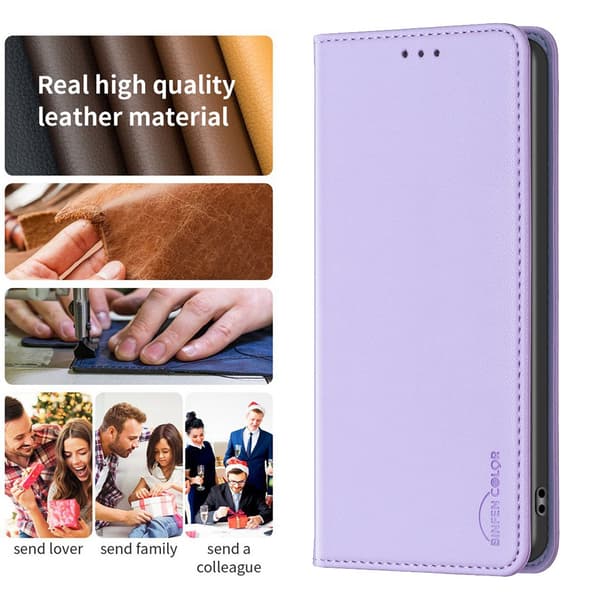 BINFEN COLOR Mobilcover med Stander til Google Pixel 11 Pro XL Purple