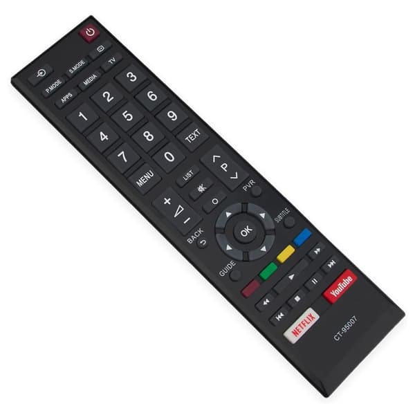 Fjärrkontroll Ersättning för CT-95007 För Toshiba TV Svart