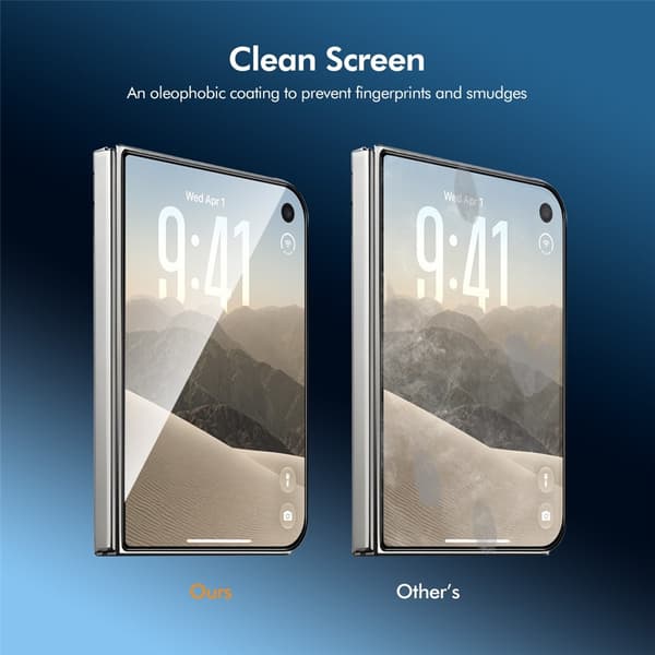HAT PRINCE 2 kpl Näytönsuoja iPhone Duo puhelimelle Transparent
