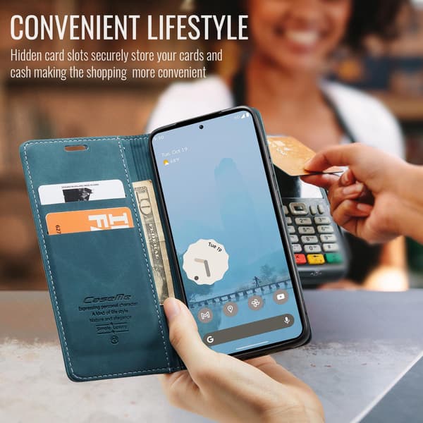 CASEME For Google Pixel 10A Etui med Stativ Blue