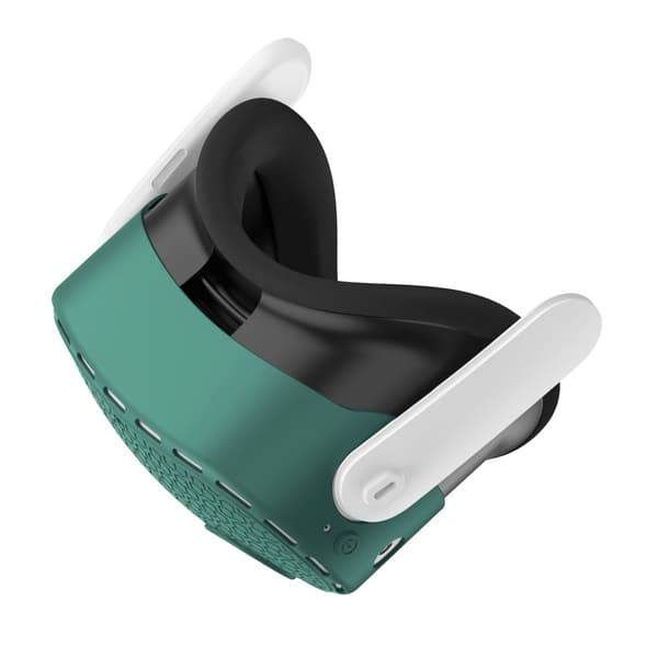 Til Meta Quest 3S beskyttende etui VR Headset Silikone Cover Green
