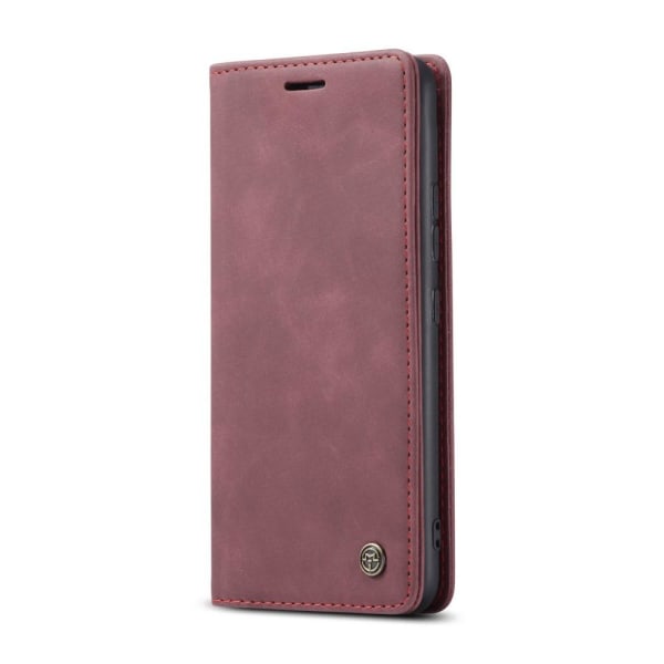 CASEME Retro Wallet Case for Xiaomi Mi 11 - Wine Red Red