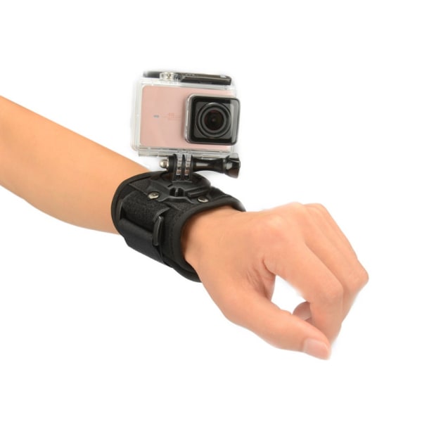 KINGMA GoPro Hero 5 4 3 rotationsmonterad handledsremband