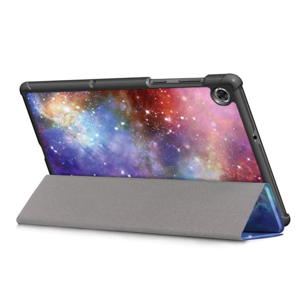 Trifoldet stativetui til Lenovo Tab M10 FHD Plus - Galaxy Multicolor
