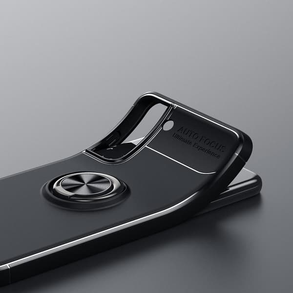 Fingerring Kickstand TPU Taske til Samsung Galaxy S21 FE Black