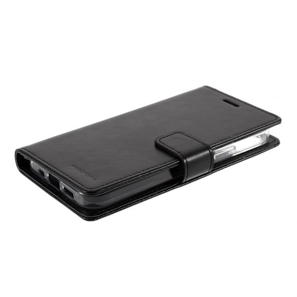 MERCURY GOOSPERY Sininen Moon Lompakkokotelo iPhone 12 Pro Max Musta Black
