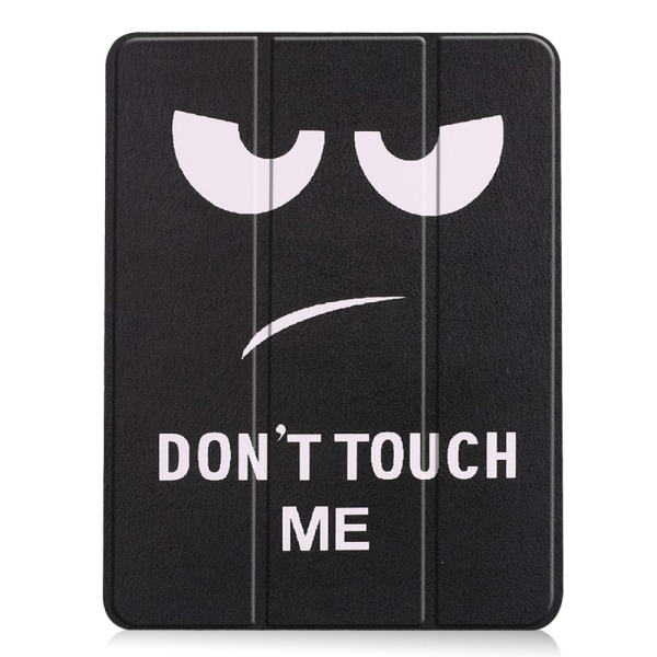 iPad Air 11 (2024) Kolminkertainen Teline Tabletin Suojakuori Kynäpidikkeellä - Don't Touch Multicolor