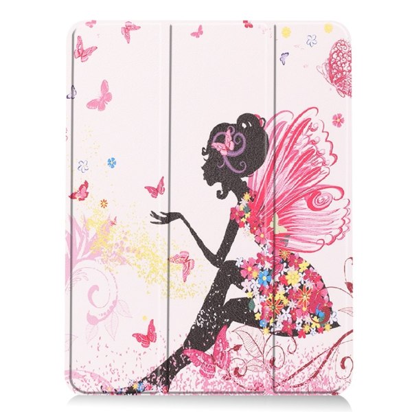 Etui for iPad Air 11 (2024) - Tri-fold Stativ, Tablettdeksel med pennholder - Jente Multicolor