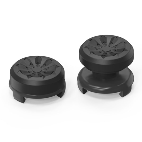 2st Tumgrepp Fingergrepp Kompatibel med Xbox 360 Series X Series S Switch Pro Joystick - Svart Svart