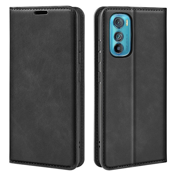 Lompakkoteline Puhelinkotelo Motorola Edge 30 - Musta Black