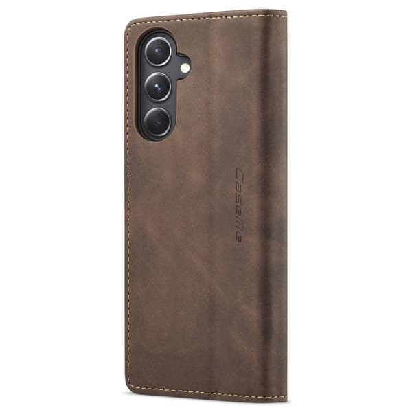 CASEME Retro Pung Taske til Samsung Galaxy S23 FE Dark brown