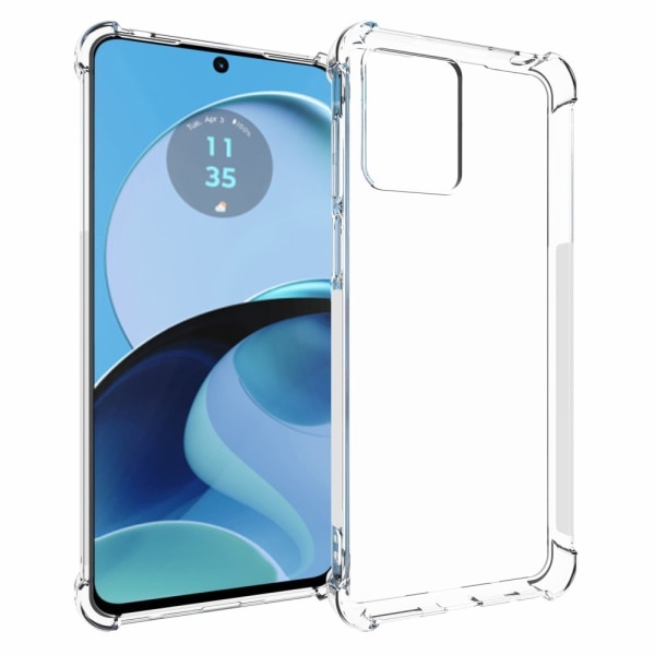 Til Motorola Moto G14 Ultra Tynd Blød TPU Transparent