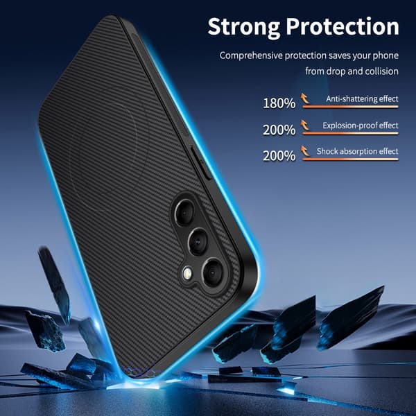 WANLONFENG Magnetisk deksel med skjermbeskytter til Samsung Galaxy S26 Black