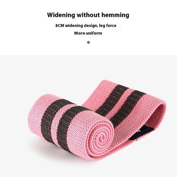 3 stk/sæt Yoga Fitness Resistance Bands Squat Træningsløkker Stretch Band XL Pink