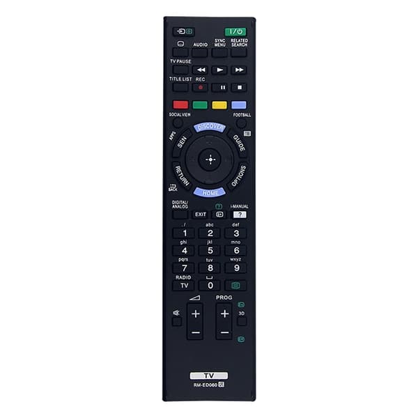 Fjärrkontroll Ersättning för RM-ED060 För Sony TV Svart