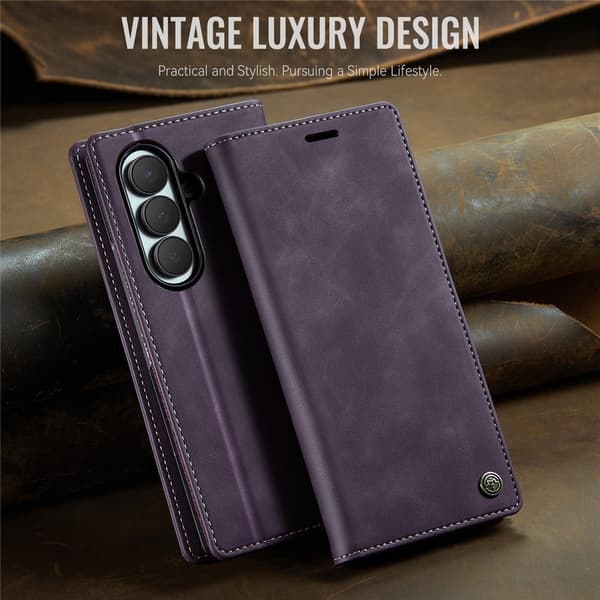 CASEME Telefonplånboksfodral till Samsung Galaxy Z Fold8 Ultra Lila
