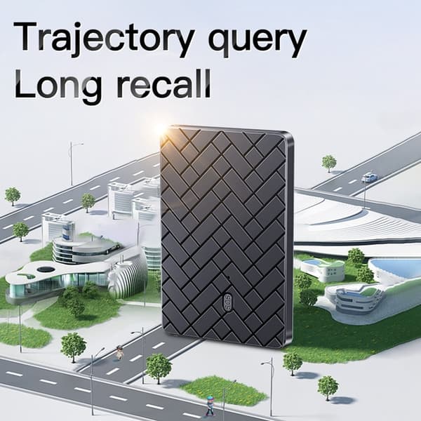 M1 GPS Tracker til elektriske køretøjer Tyverisikring Smart Locator med SOS Alarm Black
