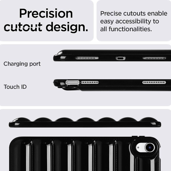 Candyfarget TPU-deksel for iPad 10.9 (2022) Black