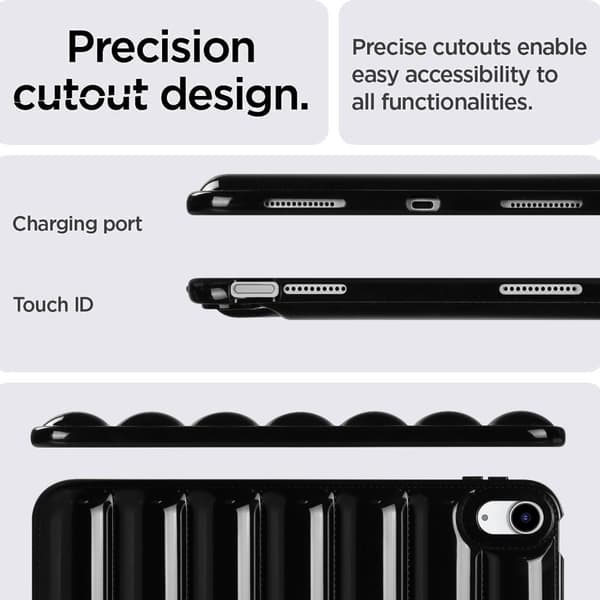 iPad 10.9:lle (2022) Candy Color TPU - kansi Black