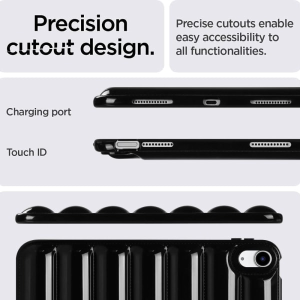 Til iPad 10.9 (2022) Candy Color TPU-cover Black