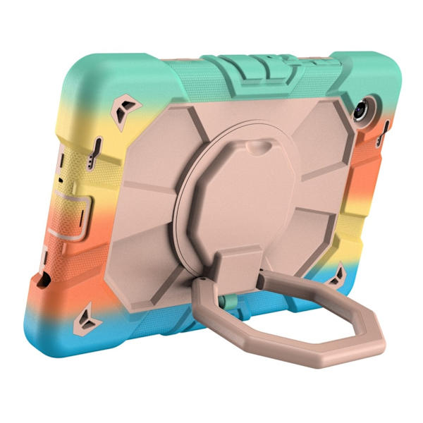 Til Samsung Galaxy Tab A11+ Kraftig rustningsveske Nettbrettveske Multicolor