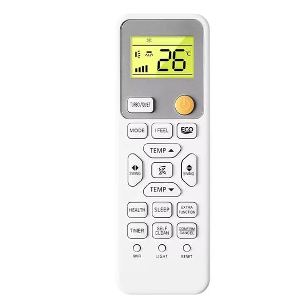 Fjärrkontroll Ersättning för 0010406609E för Haier Air Conditioner Vit