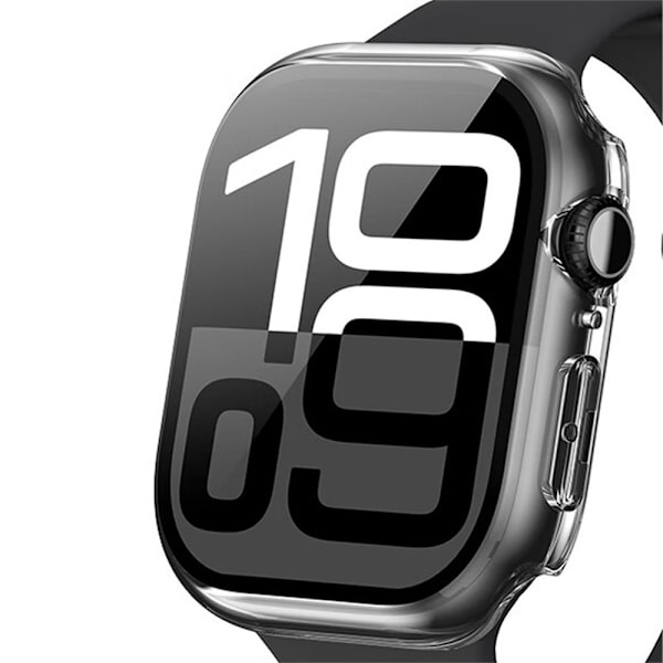 För A Watch Series 10 46mm Fodral Skal med härdat glas - Transparant Transparent