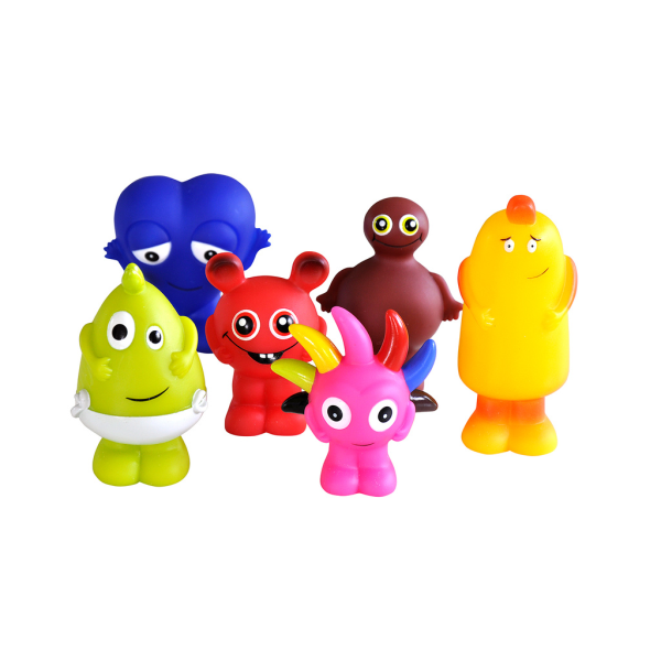 BABBLARNA Plastic figures Mix 6 different Multicolor