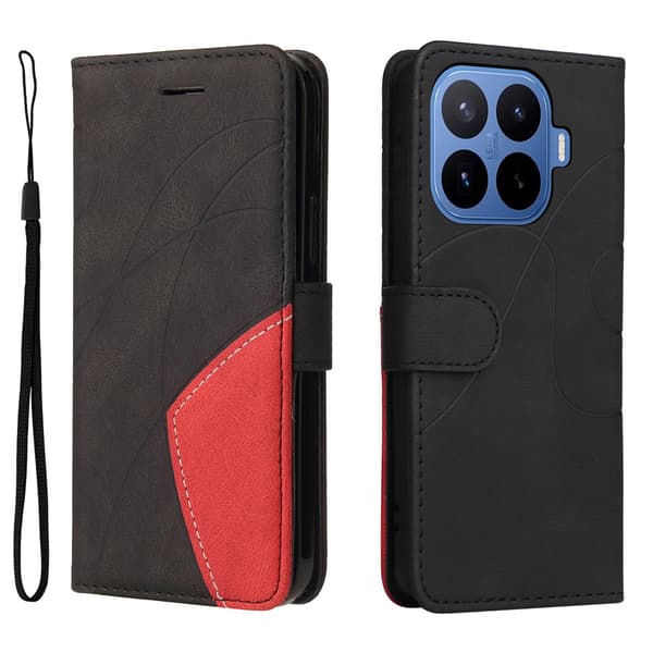 Til Xiaomi 17T Lommebokdeksel Bi-colour Black