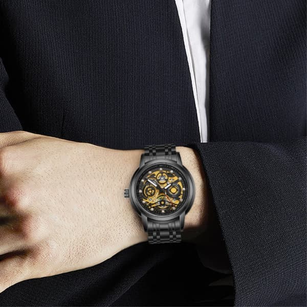 Herrearmbåndsur Armbåndsur WLISTH S518 Quartz Sølv Silver