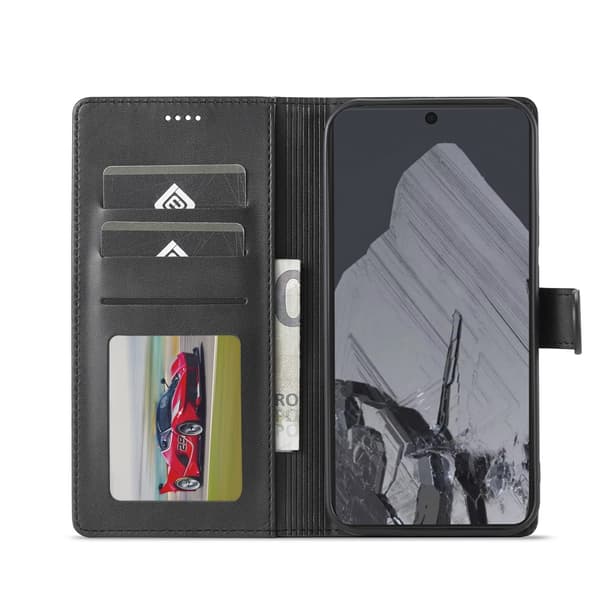 LC.IMEEKE Google Pixel 10 Pro / 10 / 9 Pro / 9 -kotelo, jalustapuhelinkotelo Black