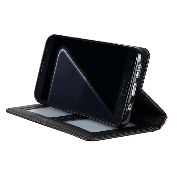 CMAI2 Litchi plånboksfodral Samsung Galaxy S8 Plus - Svart Black