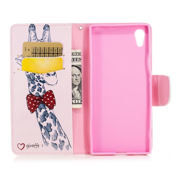 Pattern Printing Wallet Folio Flip Suojakuori - Sony Xperia XA1 - London Elements