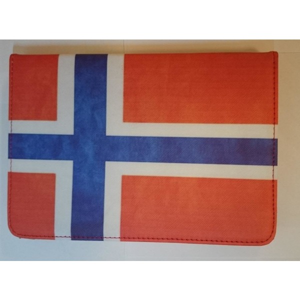 Deksel iPad Mini 360 Rotasjon FLAGS Red Norge