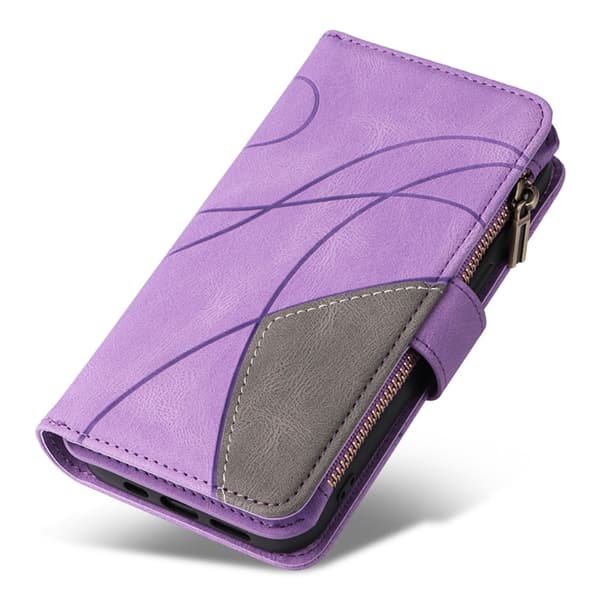 KT multifunktions - serie - 5 til Samsung Galaxy A15 telefonetui Purple