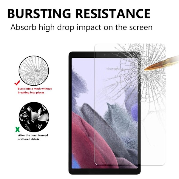 Karkaistun lasin näytönsuoja Samsung Galaxy Tab A7 Lite Transparent
