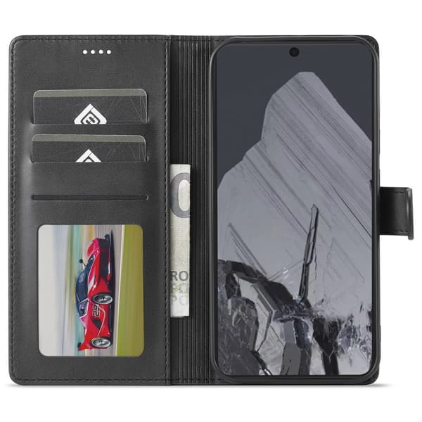LC.IMEEKE Til Google Pixel 9 Pro XL Cover Flipcover - Sort Black