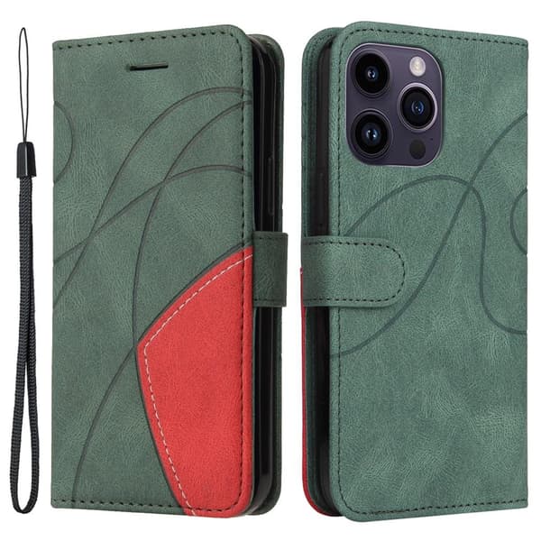 Til iPhone 15 Pro Max KT Series - 1 Dobbeltfarvet etui Green