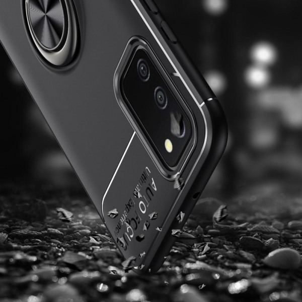 Sormirengastuki TPU - kotelo Samsung Galaxy A03s: lle Black