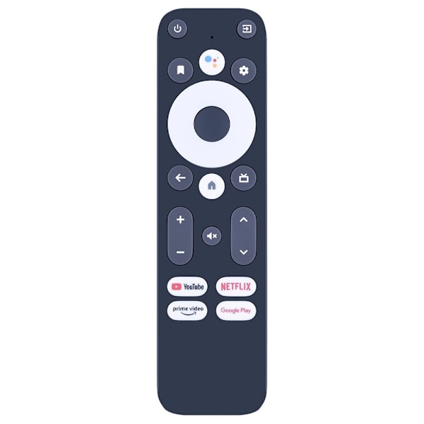 Fjernkontroll erstatning for Mecool KM2 Plus TV-boks med stemmefunksjon Black