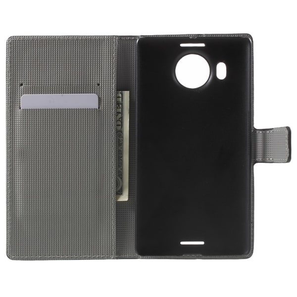 Microsoft Lumia 950 XL Wallet Case -perhoset Black