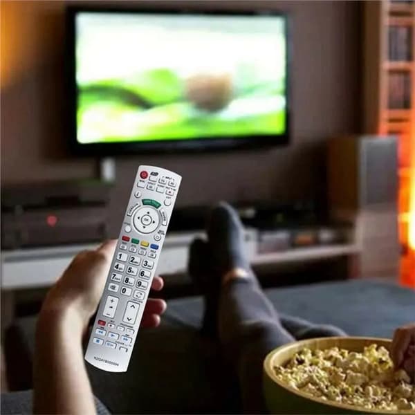 Fjärrkontroll Ersättning för N2QAYB000504 För Panasonic TV grå