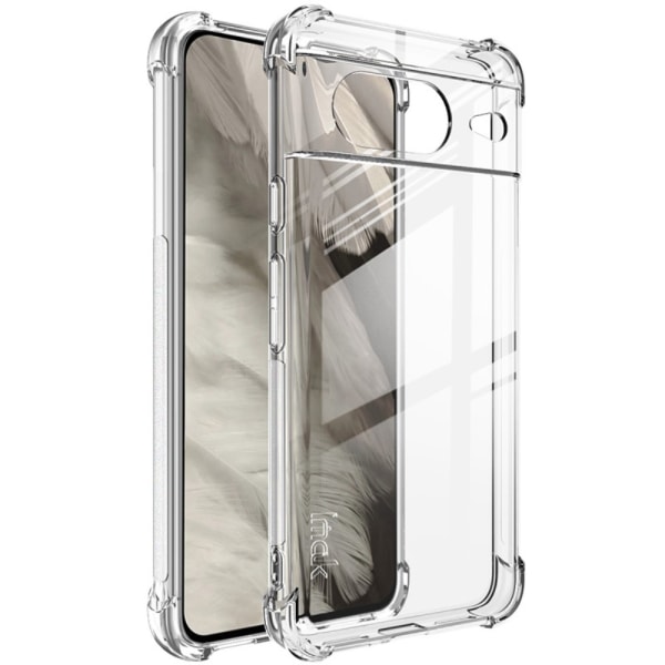 IMAK Four Corners Airbag TPU-deksel for Pixel 8 Transparent