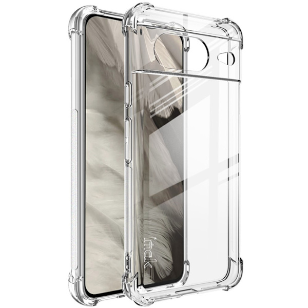 IMAK Four Corners Airbag TPU Skal Pixel 8 Transparent