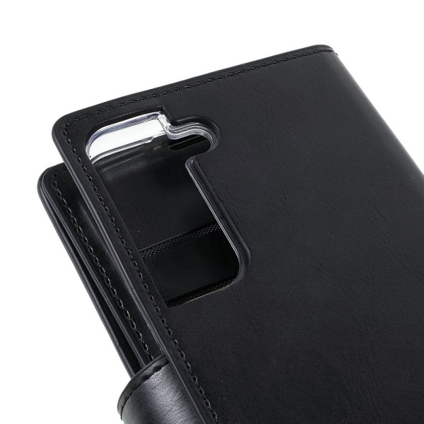 Samsung Galaxy S22+ MERCURY GOOSPERY Mansoor Wallet Case  - Black Black