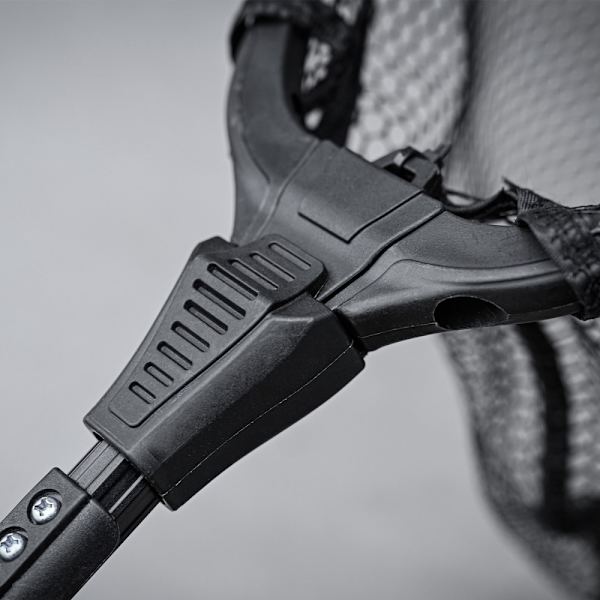Håv Fiske Kokoontaittuva kolmion muotoinen nylonverkko Black