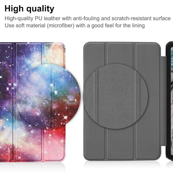 Tablettiteline Slim Fit - suojus Nokia T20:lle - Nebula Multicolor